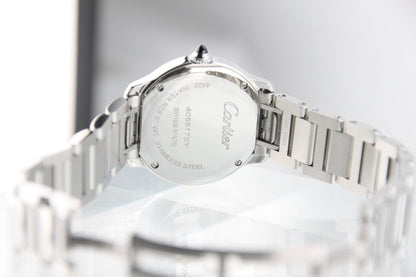 Used Cartier Ronde Must de Cartier 29mm Silver Roman Dial Quartz WSRN0033 - RYBrandshop