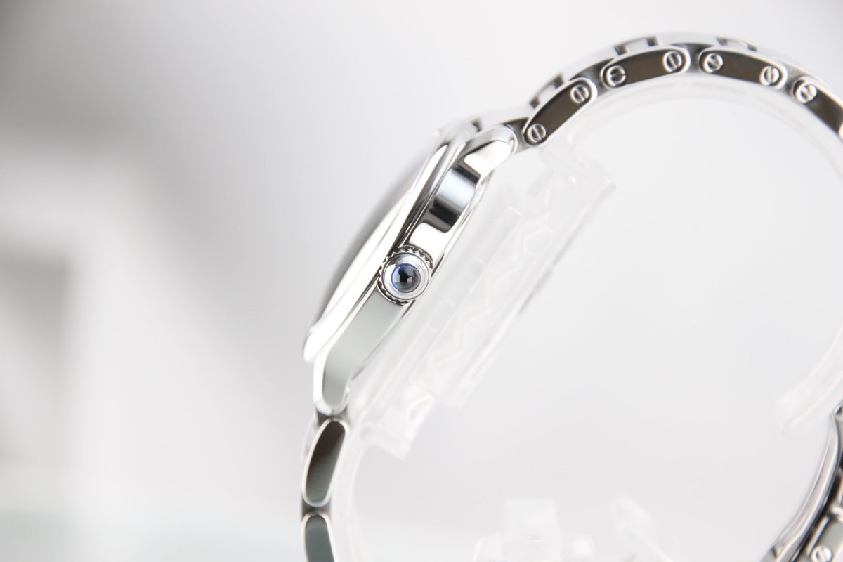 Used Cartier Ronde Must de Cartier 29mm Silver Roman Dial Quartz WSRN0033 - RYBrandshop