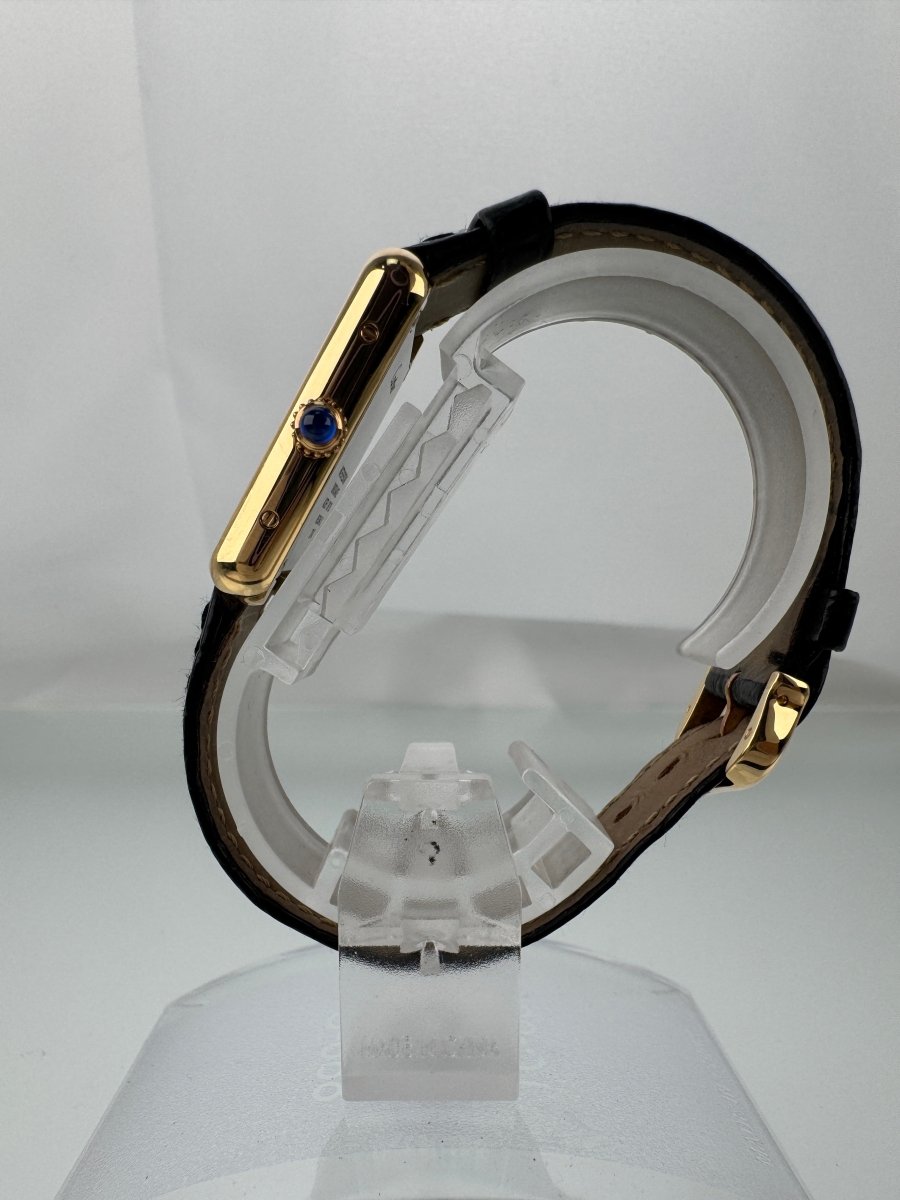 Used Cartier Tank Solo 2743 24.5mm Yellow Gold Stainless steel Quartz Women's Watch - RYBrandshop