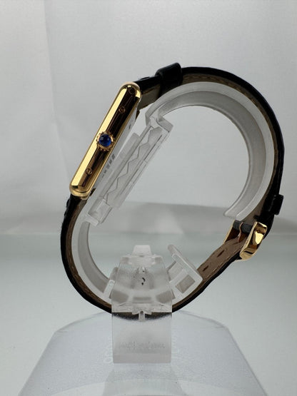 Used Cartier Tank Solo 2743 24.5mm Yellow Gold Stainless steel Quartz Women's Watch - RYBrandshop