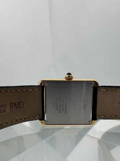Used Cartier Tank Solo 2743 24.5mm Yellow Gold Stainless steel Quartz Women's Watch - RYBrandshop