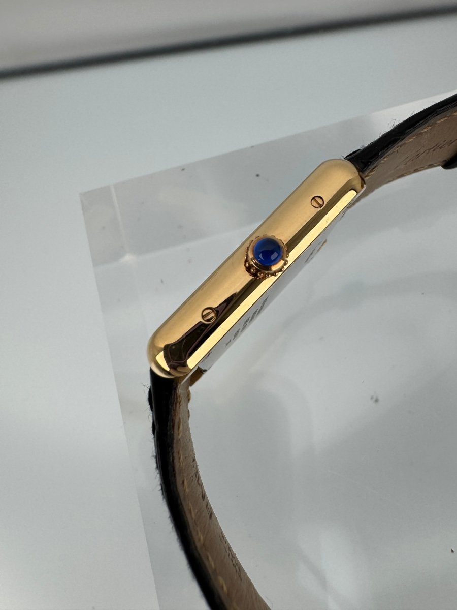 Used Cartier Tank Solo 2743 24.5mm Yellow Gold Stainless steel Quartz Women's Watch - RYBrandshop