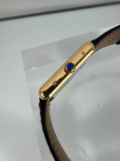 Used Cartier Tank Solo 2743 24.5mm Yellow Gold Stainless steel Quartz Women's Watch - RYBrandshop