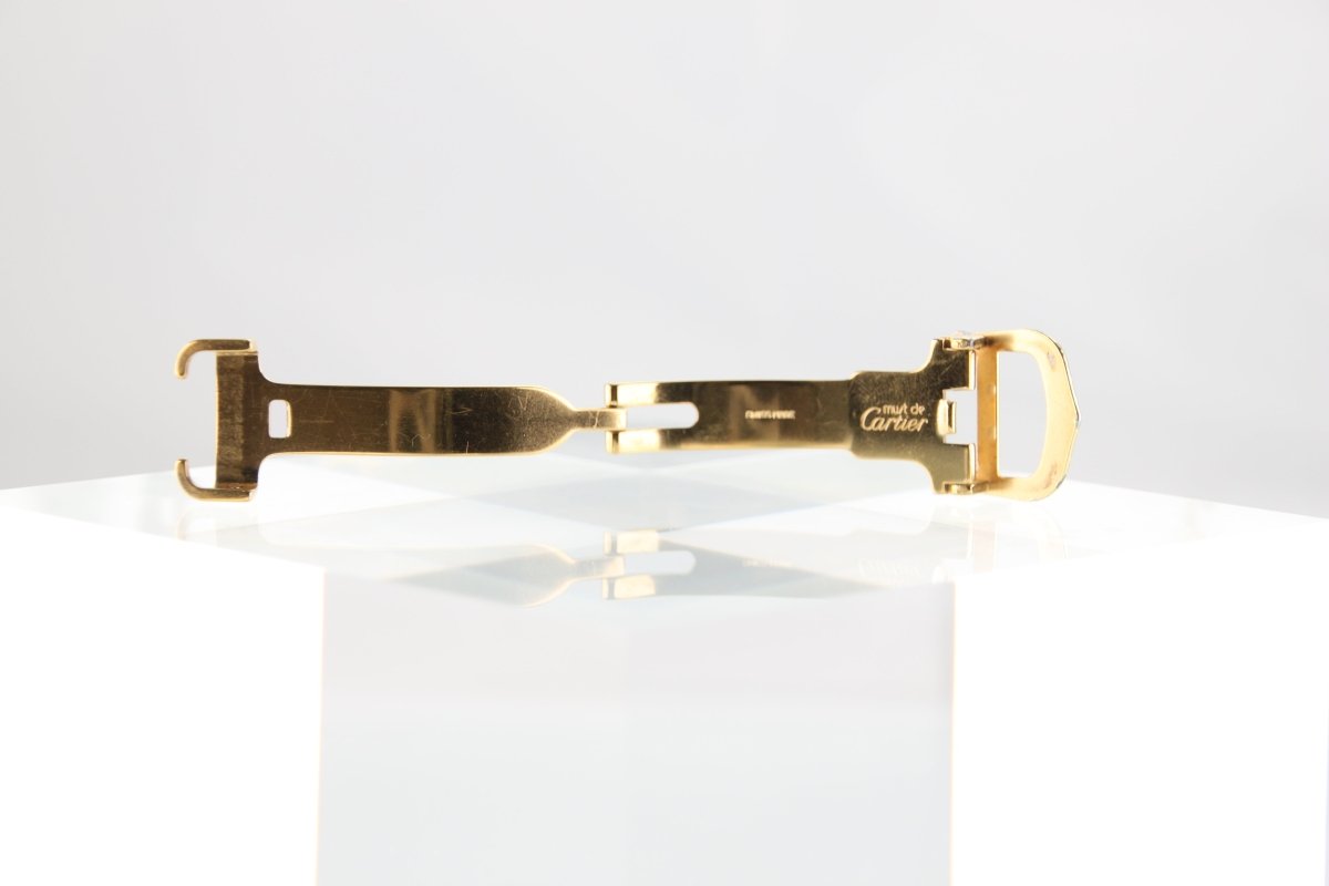 Used Cartier Must Tank Vermeil SM White Dial Silver 925 Quartz / Brand New Strap - RYBrandshop