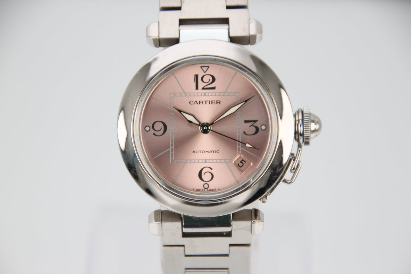 Cartier Pasha C W31075M7 Pink Dial Automatic 35mm - Image 1