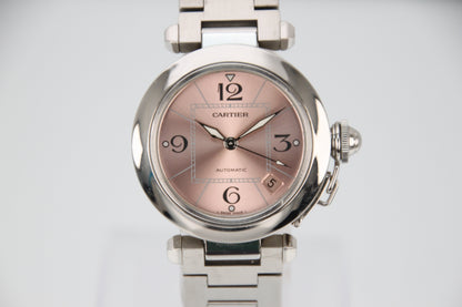 Cartier Pasha C W31075M7 Pink Dial Automatic 35mm - Image 1