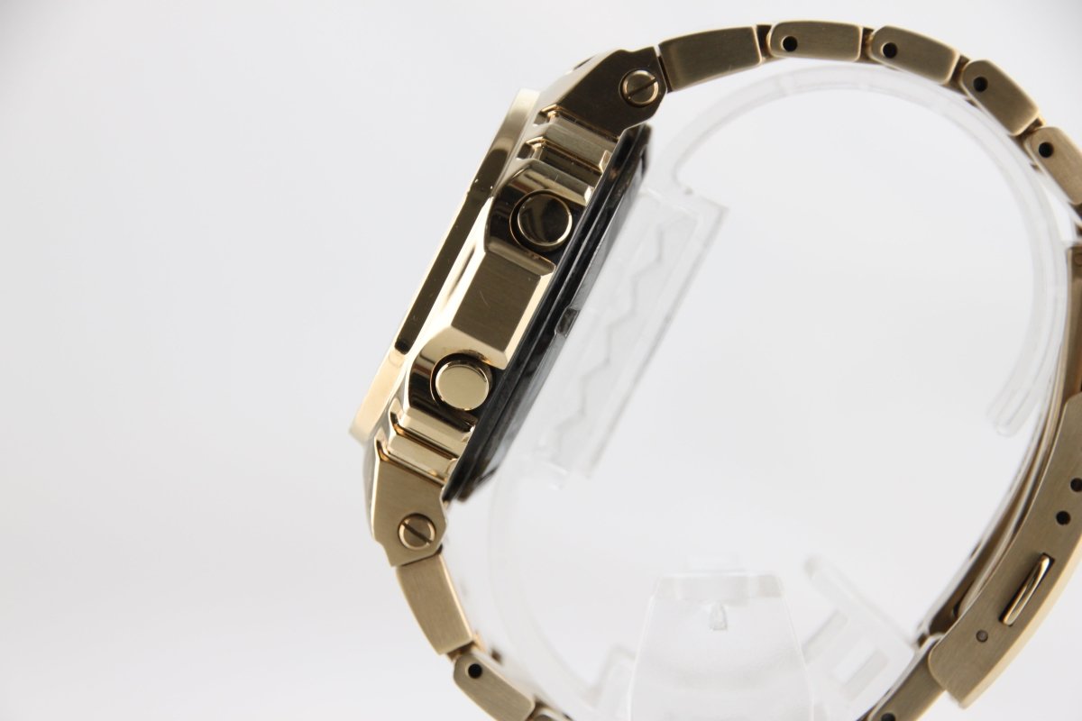 Used Casio G - Shock GMW - B5000GD - 9 Full Metal Gold Solar Bluetooth Men's Watch - RYBrandshop