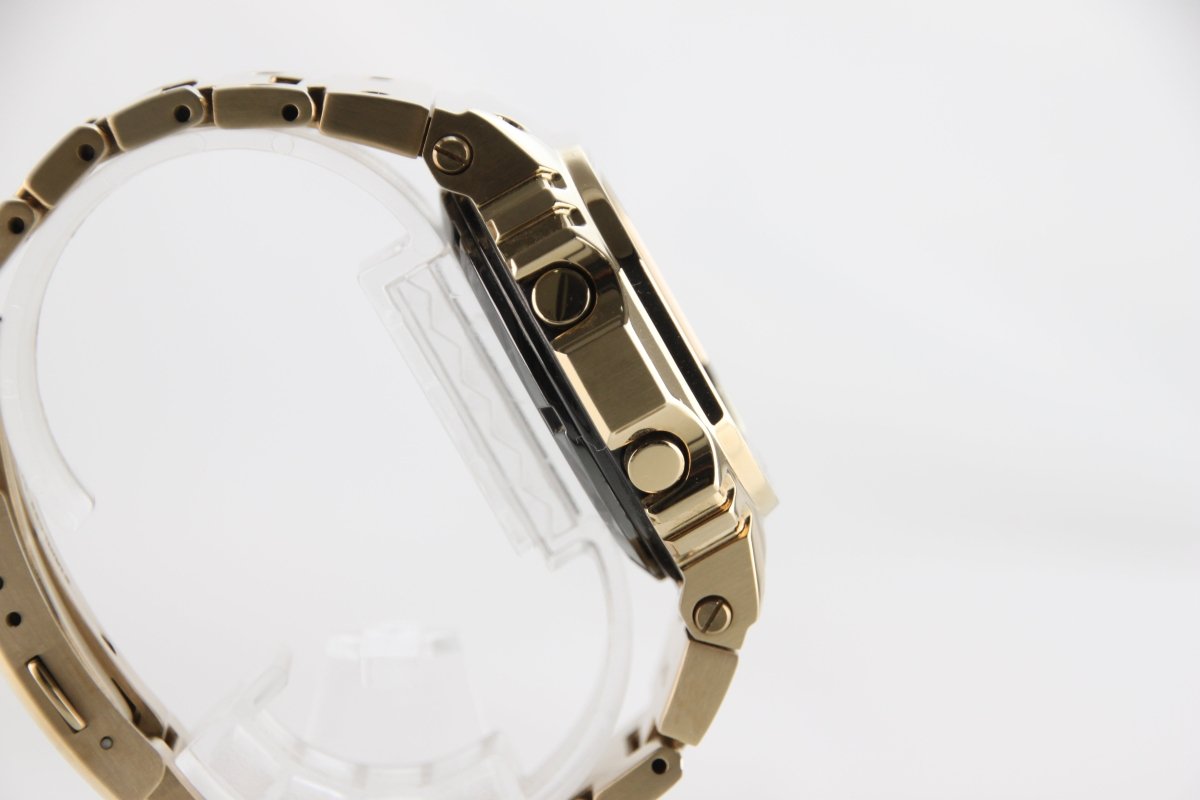 Used Casio G - Shock GMW - B5000GD - 9 Full Metal Gold Solar Bluetooth Men's Watch - RYBrandshop