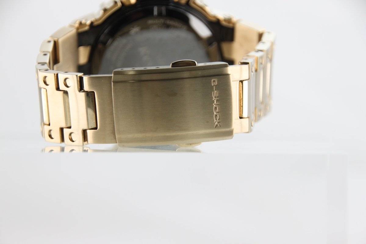 Used Casio G - Shock GMW - B5000GD - 9 Full Metal Gold Solar Bluetooth Men's Watch - RYBrandshop
