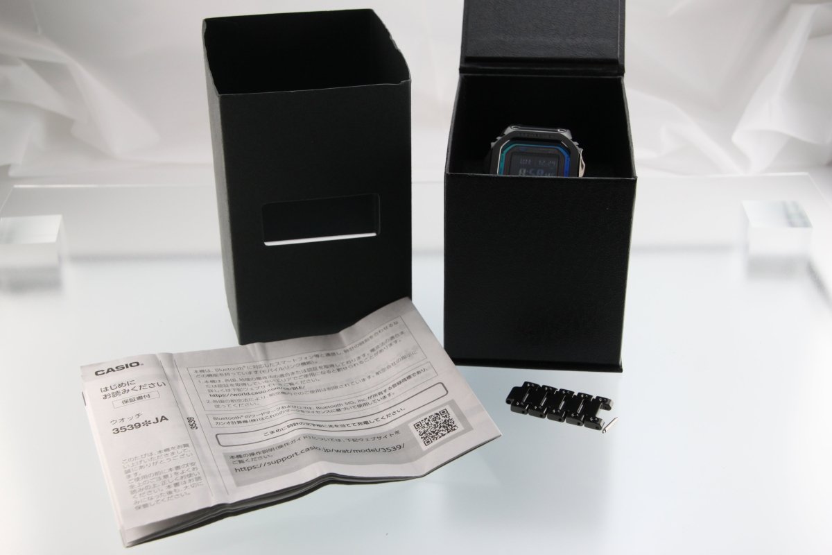 Used Casio G - Shock GMW - B5000BPC - 1JF Full Metal Black Solar Bluetooth Watch - RYBrandshop