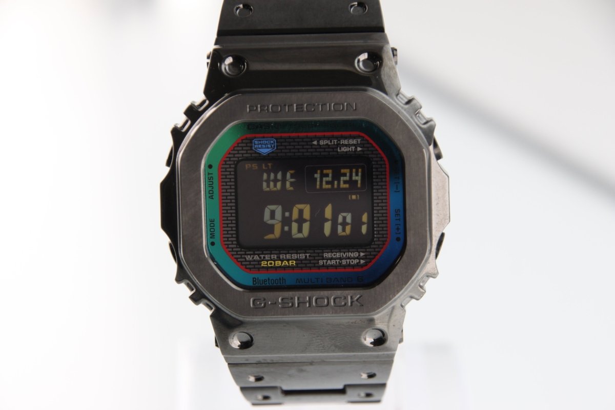 Used Casio G - Shock GMW - B5000BPC - 1JF Full Metal Black Solar Bluetooth Watch - RYBrandshop