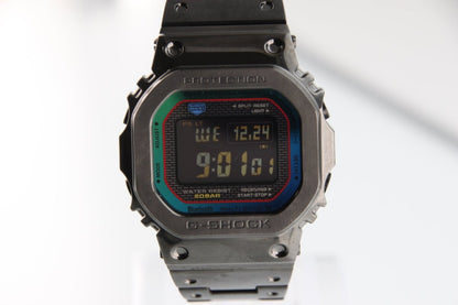 Used Casio G - Shock GMW - B5000BPC - 1JF Full Metal Black Solar Bluetooth Watch - RYBrandshop