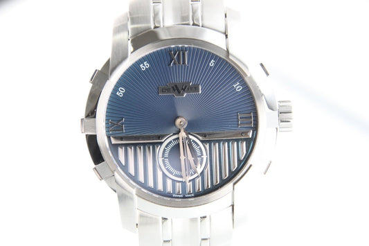 Used DeWitt Academia Furtive Blue Dial Steel Automatic 43mm Full Set - RYBrandshop
