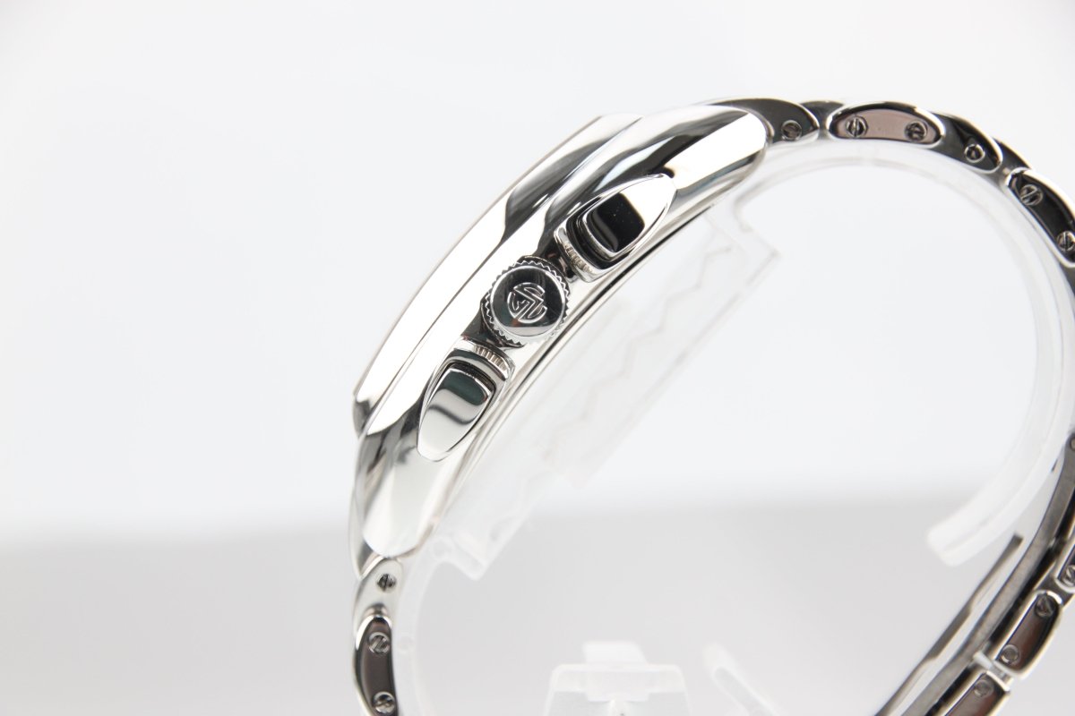 Used Franck Muller Conquistador Chronograph 8005CC White Dial Automatic Serviced - RYBrandshop