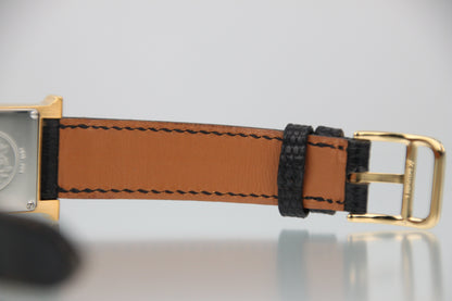 HERMES H Watch HH1.201 Ivory Dial SS Leather Quartz 21mm Image Position 9