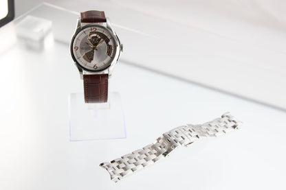 Used Hamilton Jazzmaster Open Heart Automatic H325651 Silver Dial 40mm Watch - RYBrandshop