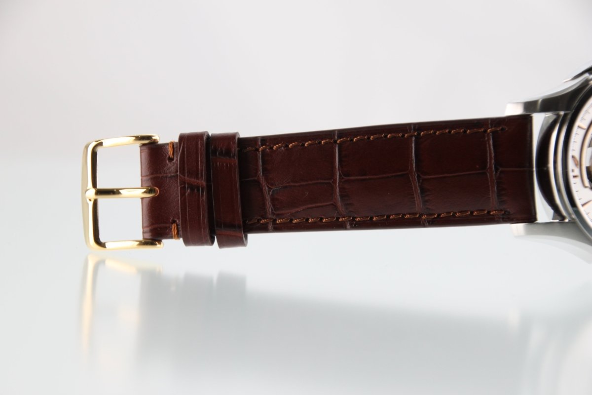 Used Hamilton Jazzmaster Open Heart Automatic H325651 Silver Dial 40mm Watch - RYBrandshop