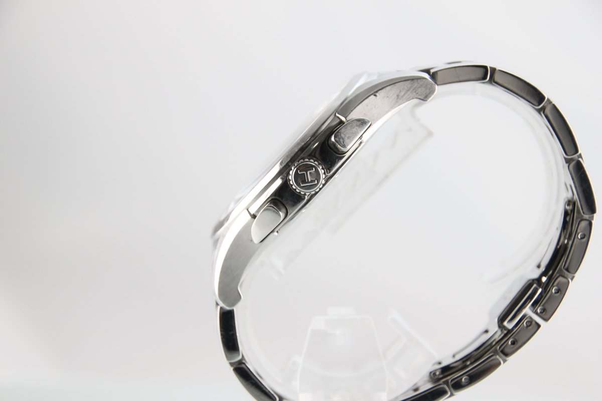 Used Hamilton Jazzmaster Chronograph H375120 Black Dial Quartz Men's Watch - RYBrandshop