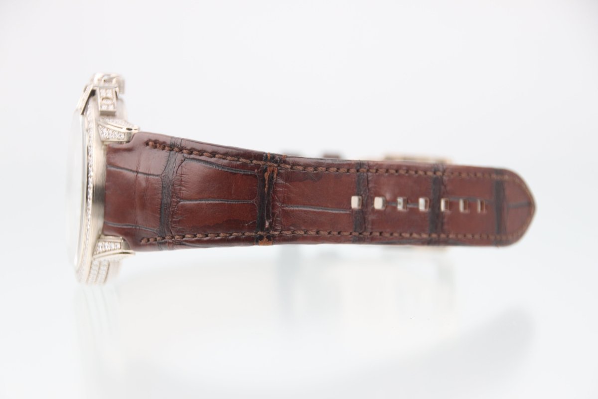 Used Harry Winston Ocean Biretrograde White Shell Dial 18KWG Automatic Watch OCEABI42WW002 - RYBrandshop