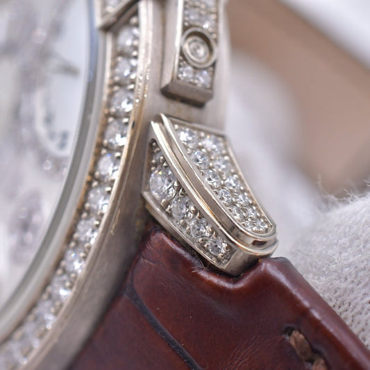 Used Harry Winston Ocean Biretrograde White Shell Dial 18KWG Automatic Watch OCEABI42WW002 - RYBrandshop