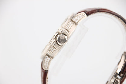 Used Harry Winston Ocean Biretrograde White Shell Dial 18KWG Automatic Watch OCEABI42WW002 - RYBrandshop