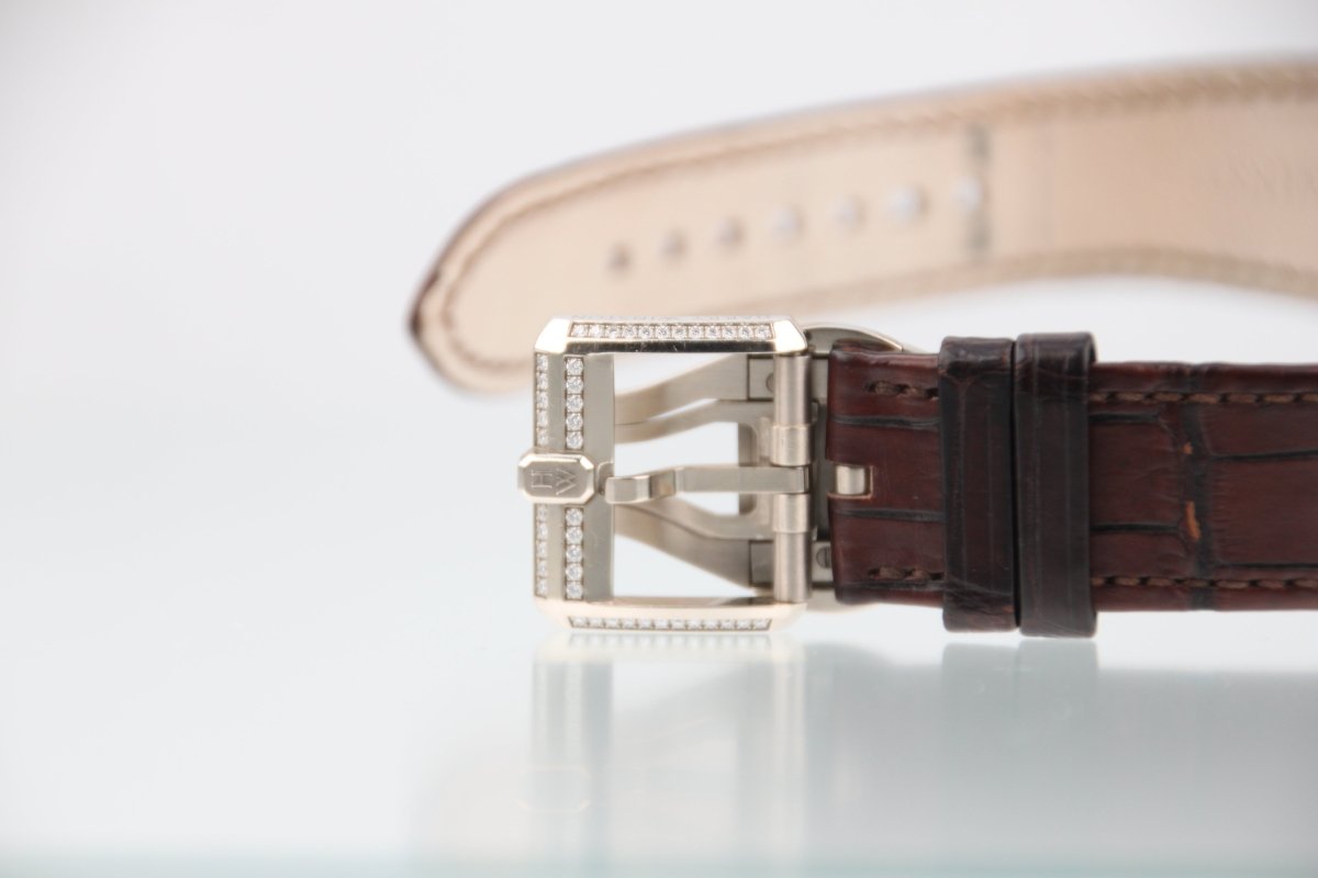 Used Harry Winston Ocean Biretrograde White Shell Dial 18KWG Automatic Watch OCEABI42WW002 - RYBrandshop