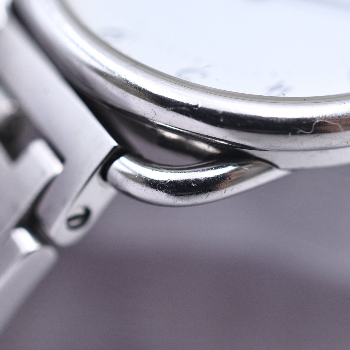 Used Hermes Arceau White Dial Quartz 25mm Steel Ladies Watch AR3.210 - RYBrandshop