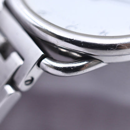 Used Hermes Arceau White Dial Quartz 25mm Steel Ladies Watch AR3.210 - RYBrandshop
