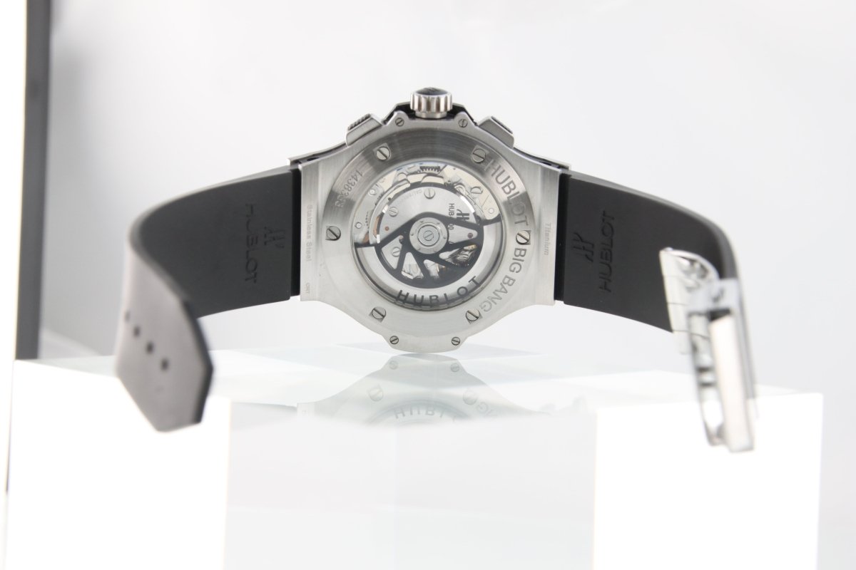 Used Hublot Big Bang Steel 44mm Black Dial Automatic Chronograph 301.SX.1170.RX - RYBrandshop