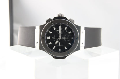 Used Hublot Big Bang Steel 44mm Black Dial Automatic Chronograph 301.SX.1170.RX - RYBrandshop