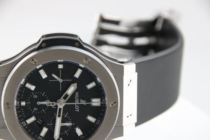 Used Hublot Big Bang Steel 44mm Black Dial Automatic Chronograph 301.SX.1170.RX - RYBrandshop