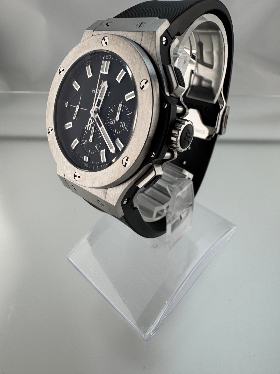 Used Hublot Big Bang Steel 44mm Black Dial Automatic Chronograph 301.SX.1170.RX - RYBrandshop