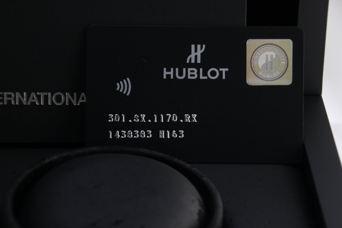 Used Hublot Big Bang Steel 44mm Black Dial Automatic Chronograph 301.SX.1170.RX - RYBrandshop