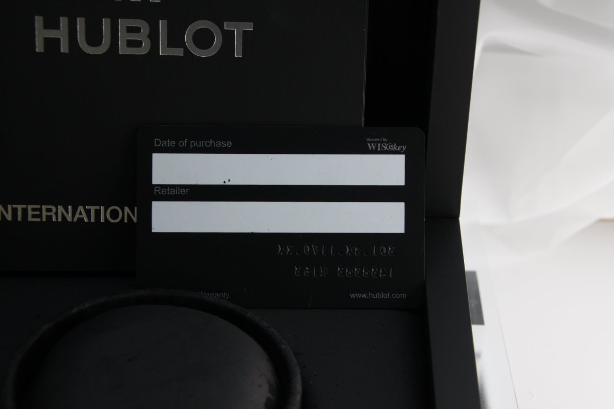 Used Hublot Big Bang Steel 44mm Black Dial Automatic Chronograph 301.SX.1170.RX - RYBrandshop