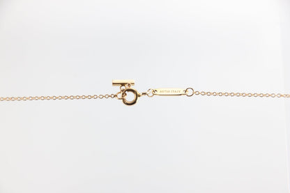 Used Tiffany & Co. T Smile Necklace Mini 18K Rose Gold Au750 2.4g Authentic B S0015 - RYBrandshop