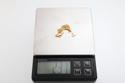 Used Tiffany & Co. T Smile Necklace Mini 18K Yellow Gold Au750 2.3g Authentic B S0016 - RYBrandshop