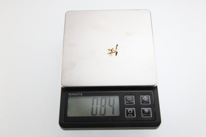 Used Tiffany & Co. T Smile Mini Earrings 18K Yellow Gold Au750 1.6g Authentic B S0017