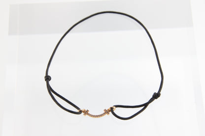 Used Tiffany & Co. T Smile Mini Diamond Bracelet 18K Rose Gold Au750 0.8g B S0018