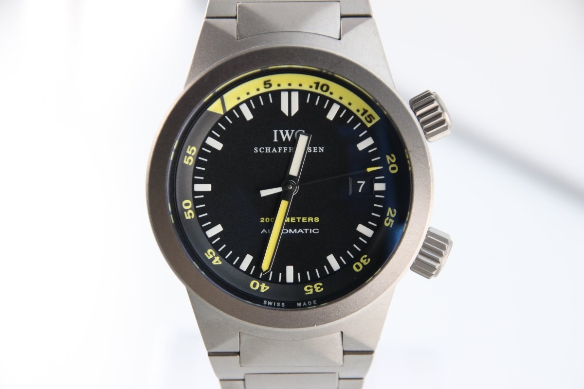 Used IWC Aquatimer 2000 Titanium IW353803 Automatic 42mm Black Dial 2026 OH - RYBrandshop