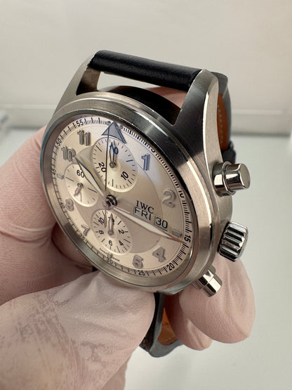 IWC Pilot's Watch Spitfire Chronograph IW371702 White/Silver Dial Automatic 42mm - Image 13