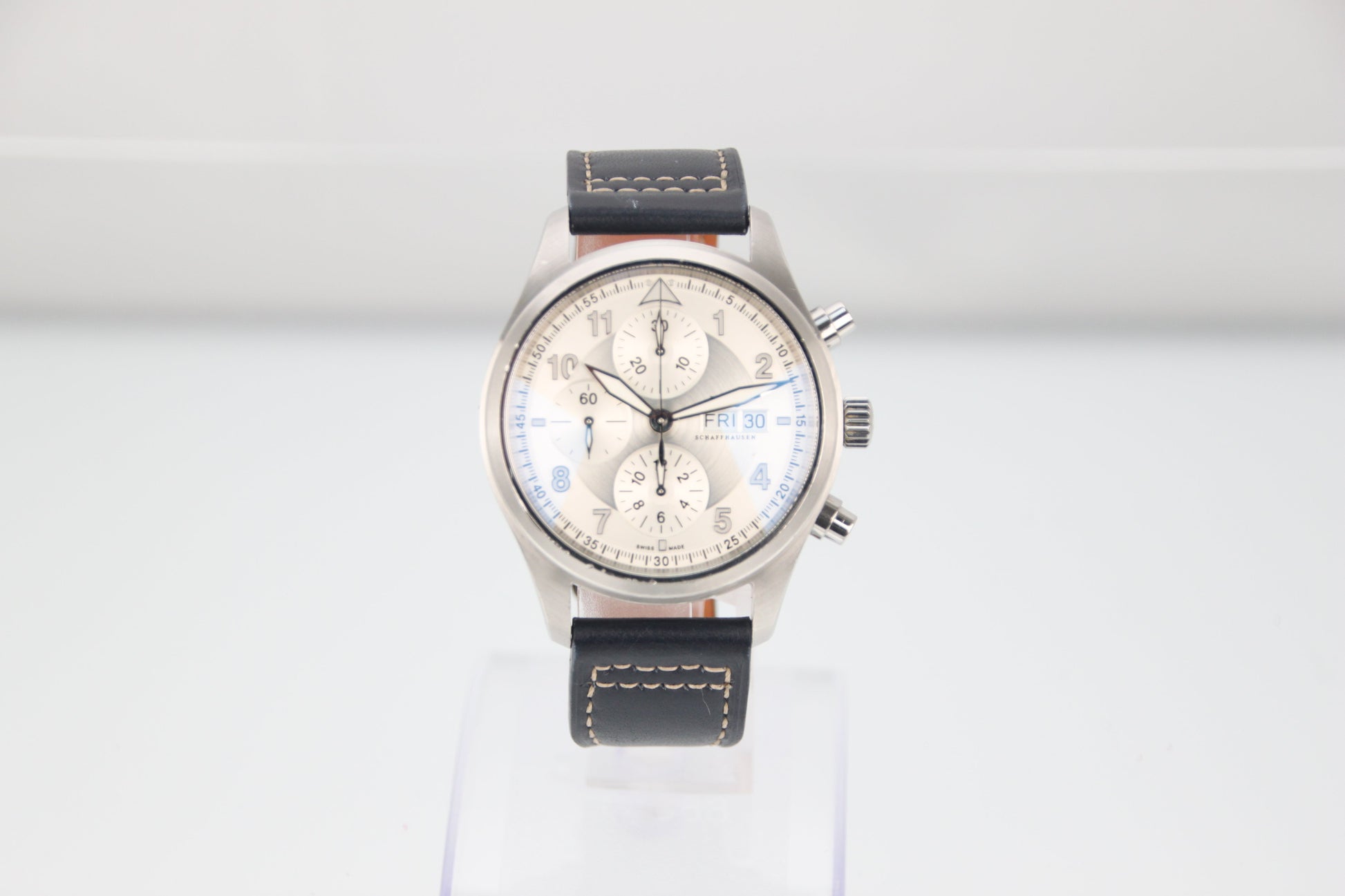 IWC Pilot's Watch Spitfire Chronograph IW371702 White/Silver Dial Automatic 42mm - Image 18