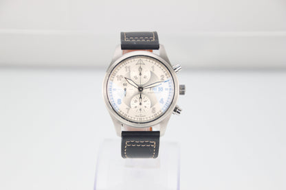 IWC Pilot's Watch Spitfire Chronograph IW371702 White/Silver Dial Automatic 42mm - Image 18