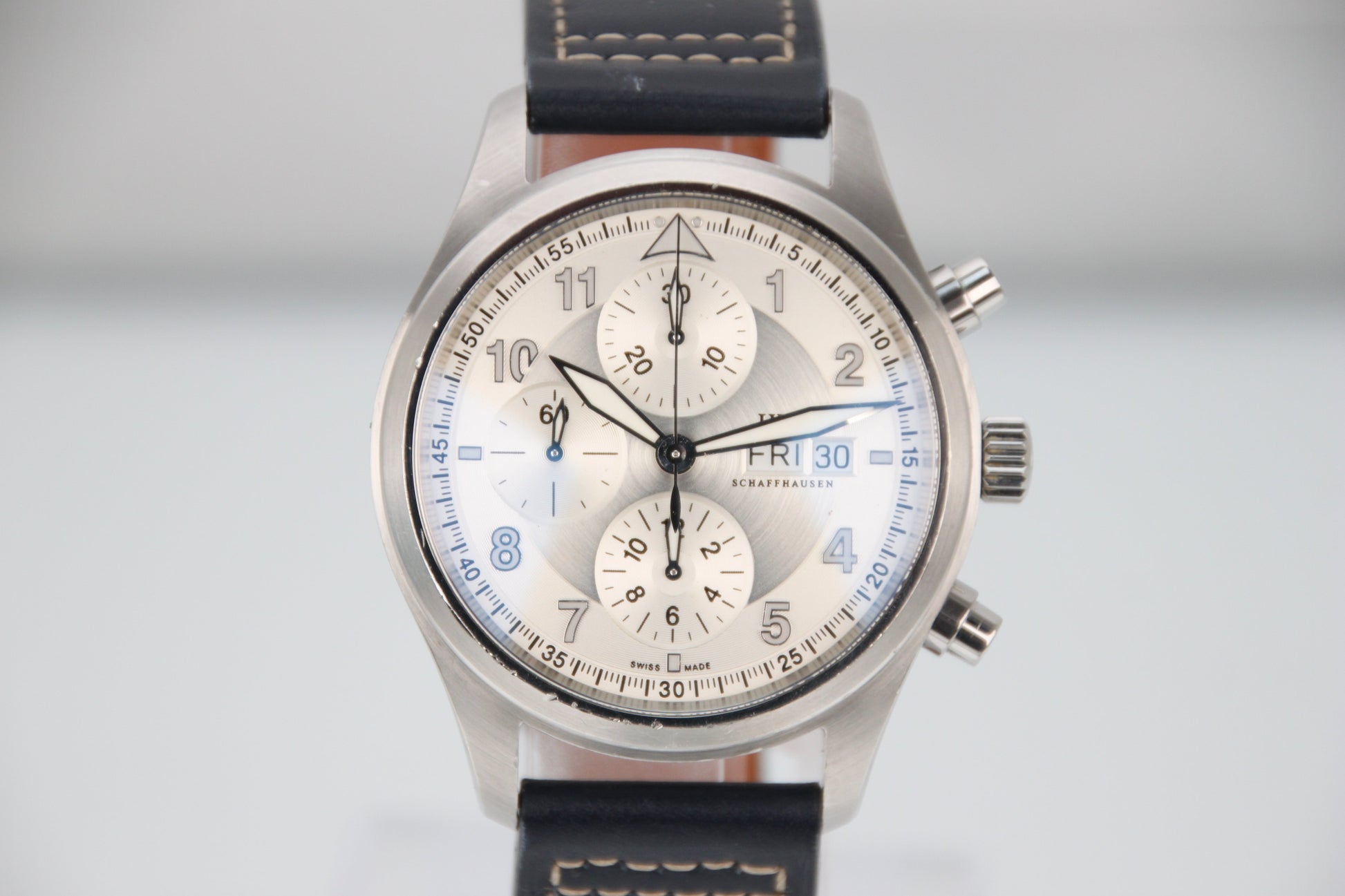 IWC Pilot's Watch Spitfire Chronograph IW371702 White/Silver Dial Automatic 42mm - Image 1