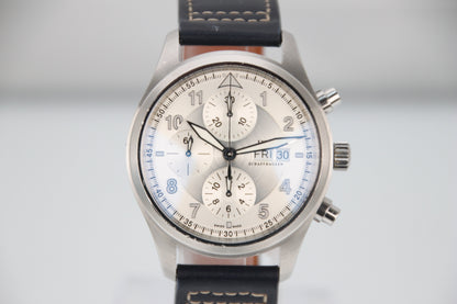IWC Pilot's Watch Spitfire Chronograph IW371702 White/Silver Dial Automatic 42mm - Image 1