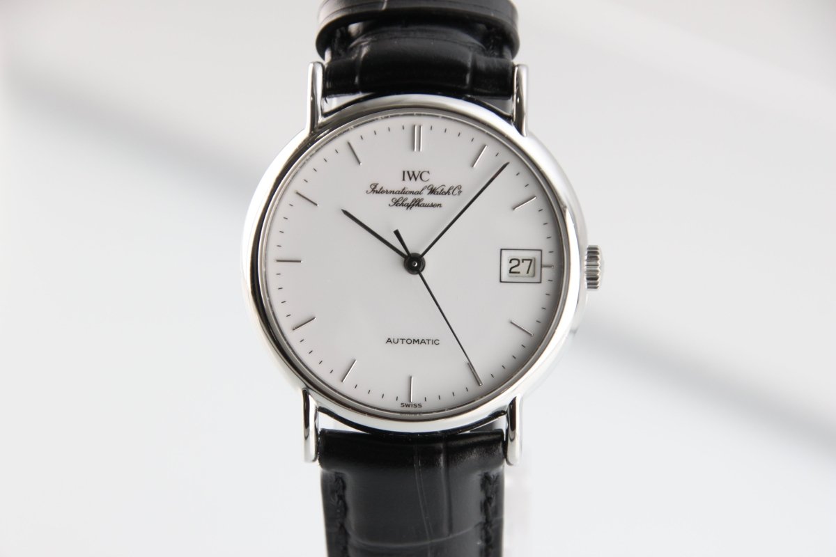 Used IWC Portofino Automatic IW351318 White Dial Stainless Steel Men's Watch - RYBrandshop