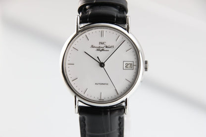 Used IWC Portofino Automatic IW351318 White Dial Stainless Steel Men's Watch - RYBrandshop