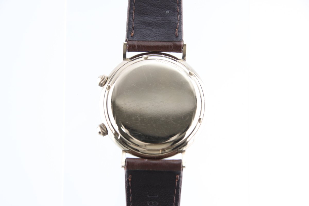 Used Jaeger LeCoultre Memovox 35mm Yellow Gold Manual winding Men's Watch - RYBrandshop