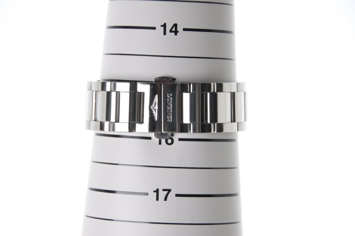 Used Longines Conquest V.H.P. White Dial 40mm Quartz L3.716.4 Full Set - RYBrandshop