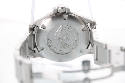 Used Longines Conquest V.H.P. White Dial 40mm Quartz L3.716.4 Full Set - RYBrandshop