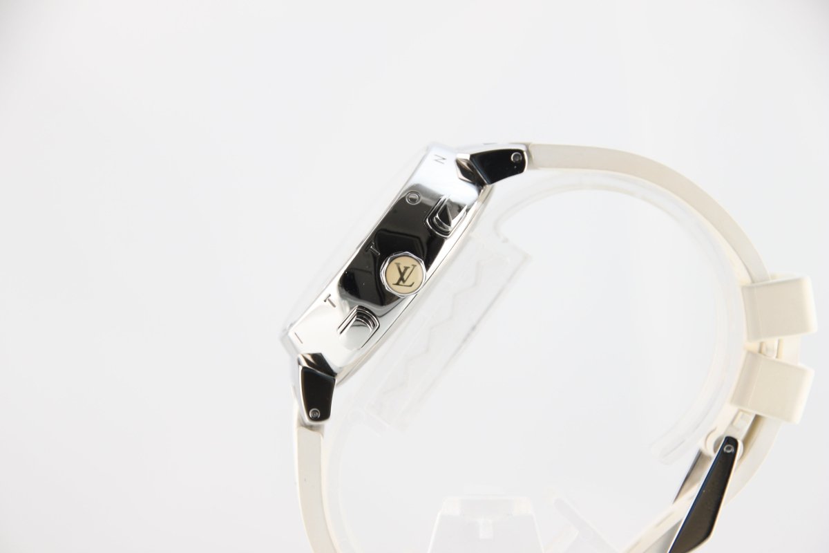 Used Louis Vuitton Tambour Lovely Cup Q132C Mother of Pearl Dial Quartz Chronograph - RYBrandshop